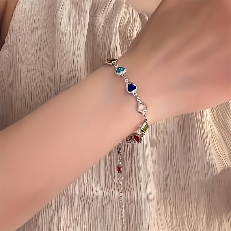Unikt armband i hjärtform