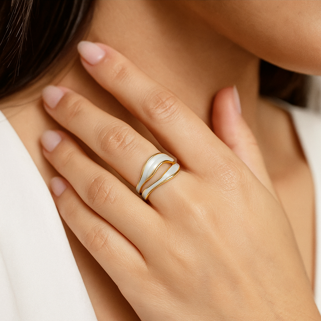 Tereza - Guld vintage ring