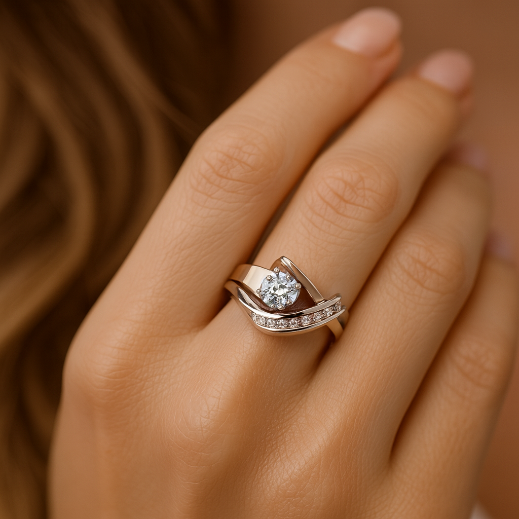 Karla - Vintage Ring Guld & Silver