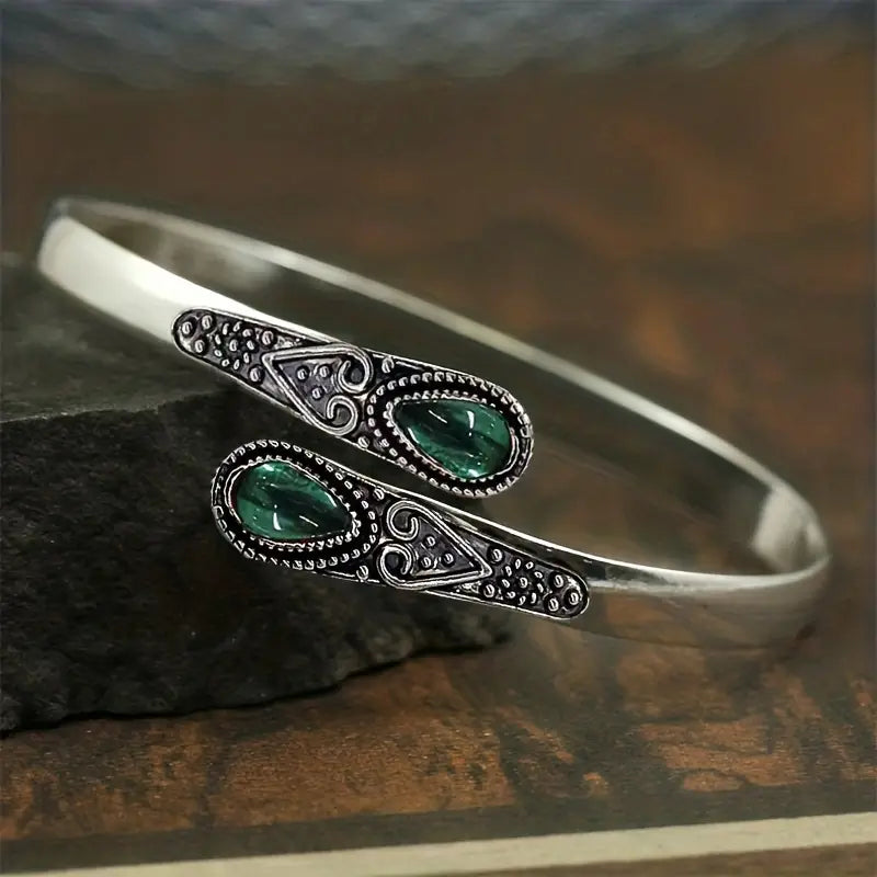 Lyxigt Armband Esmeralda Devereux - Vitt Guld