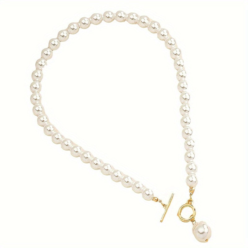 Vintage Barockpärlor Halsband och Örhängen Set