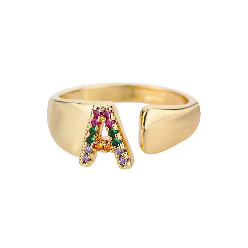 A - Initial ring av rostfritt stål