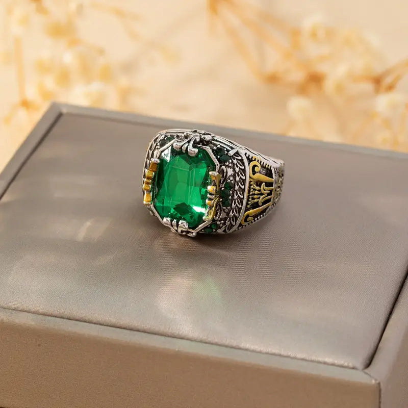 Ring Klara Emerin - Blandat Guld
