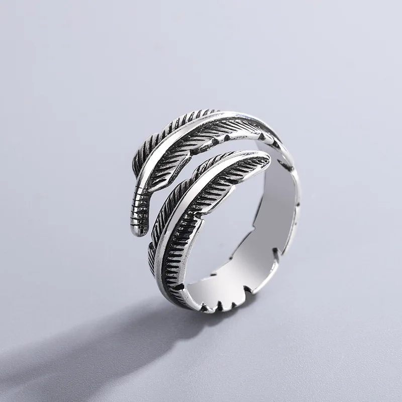Ängelns Fjäder - Justerbar Minnesring