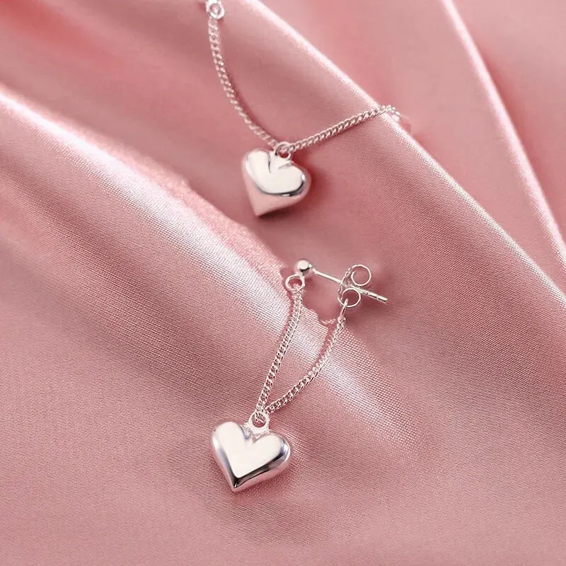 Antika geometriska hjärtformade hoops