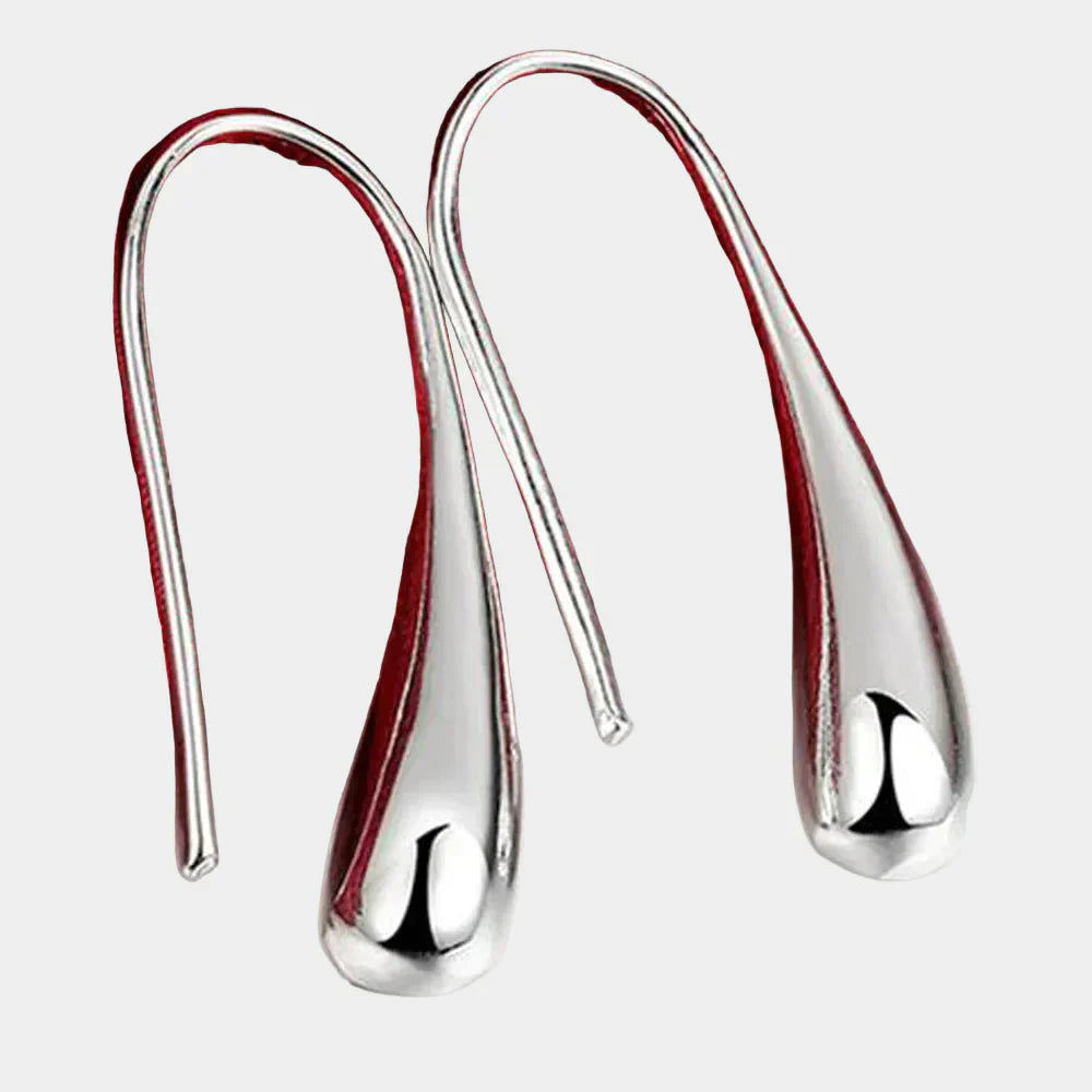 Örhängen i droppform av 925 sterling silver