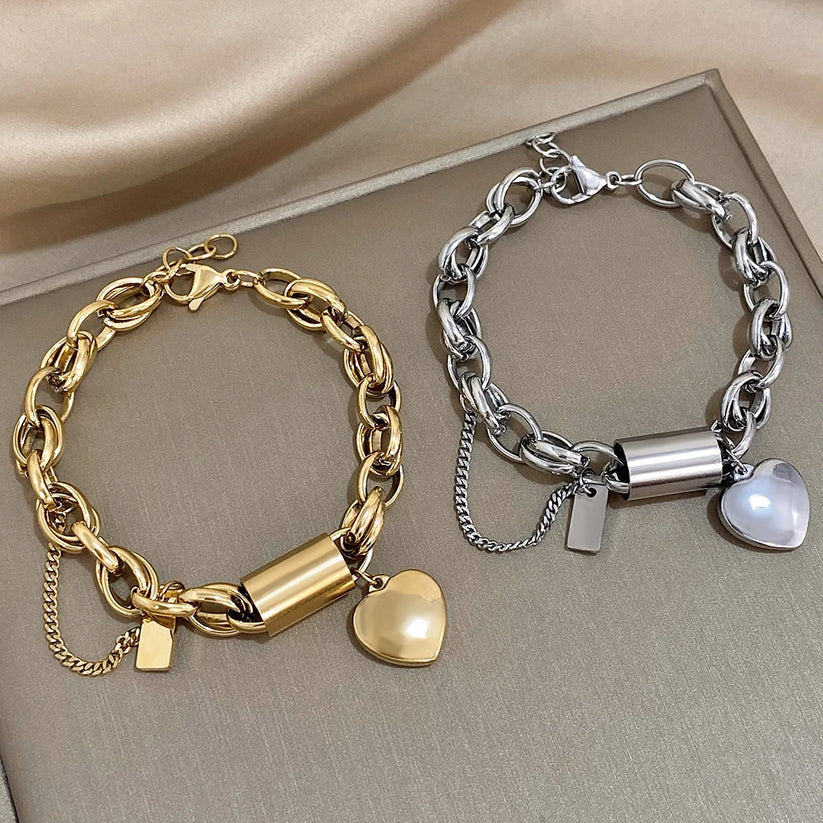Chunky Herzstück Armband