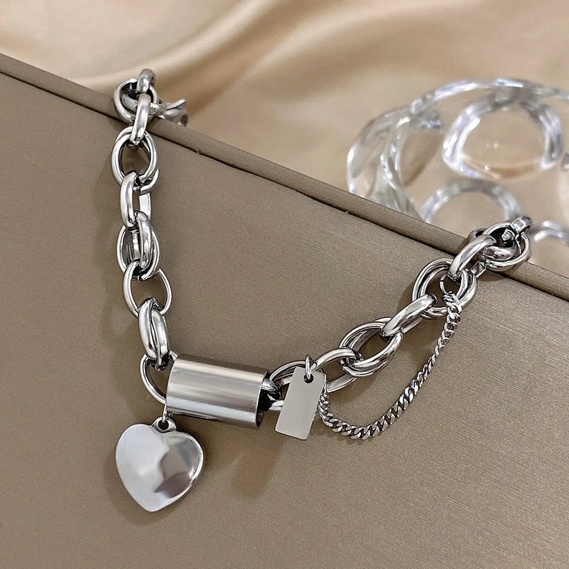 Chunky Herzstück Armband