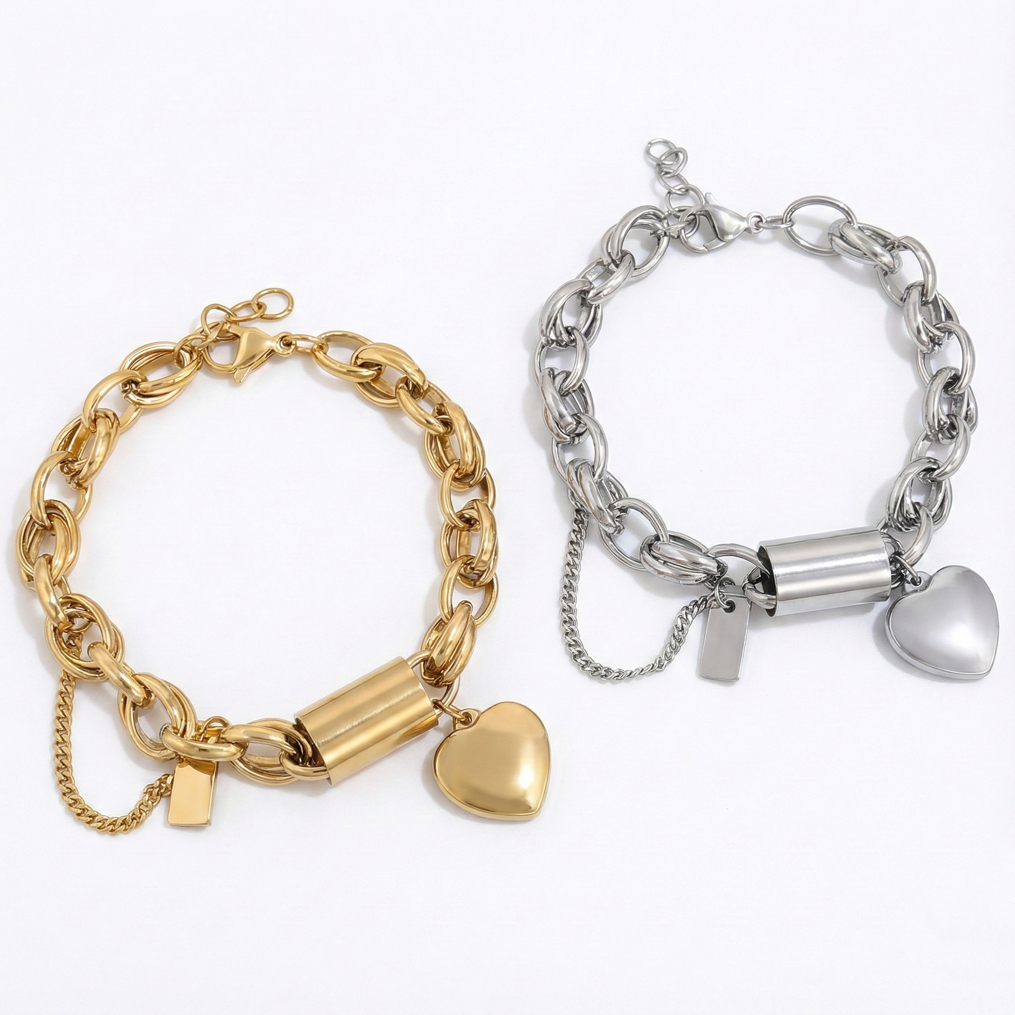 Chunky Herzstück Armband
