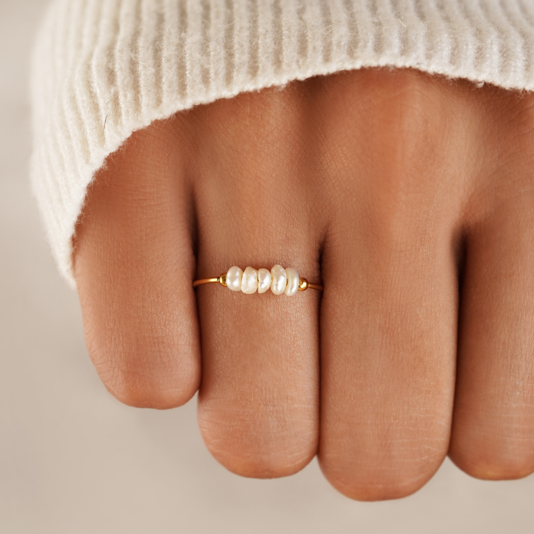 Grace - Ring med söta pärlor