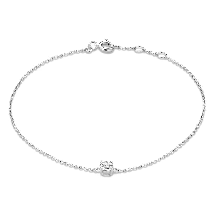Armband Klára med moissanitsten