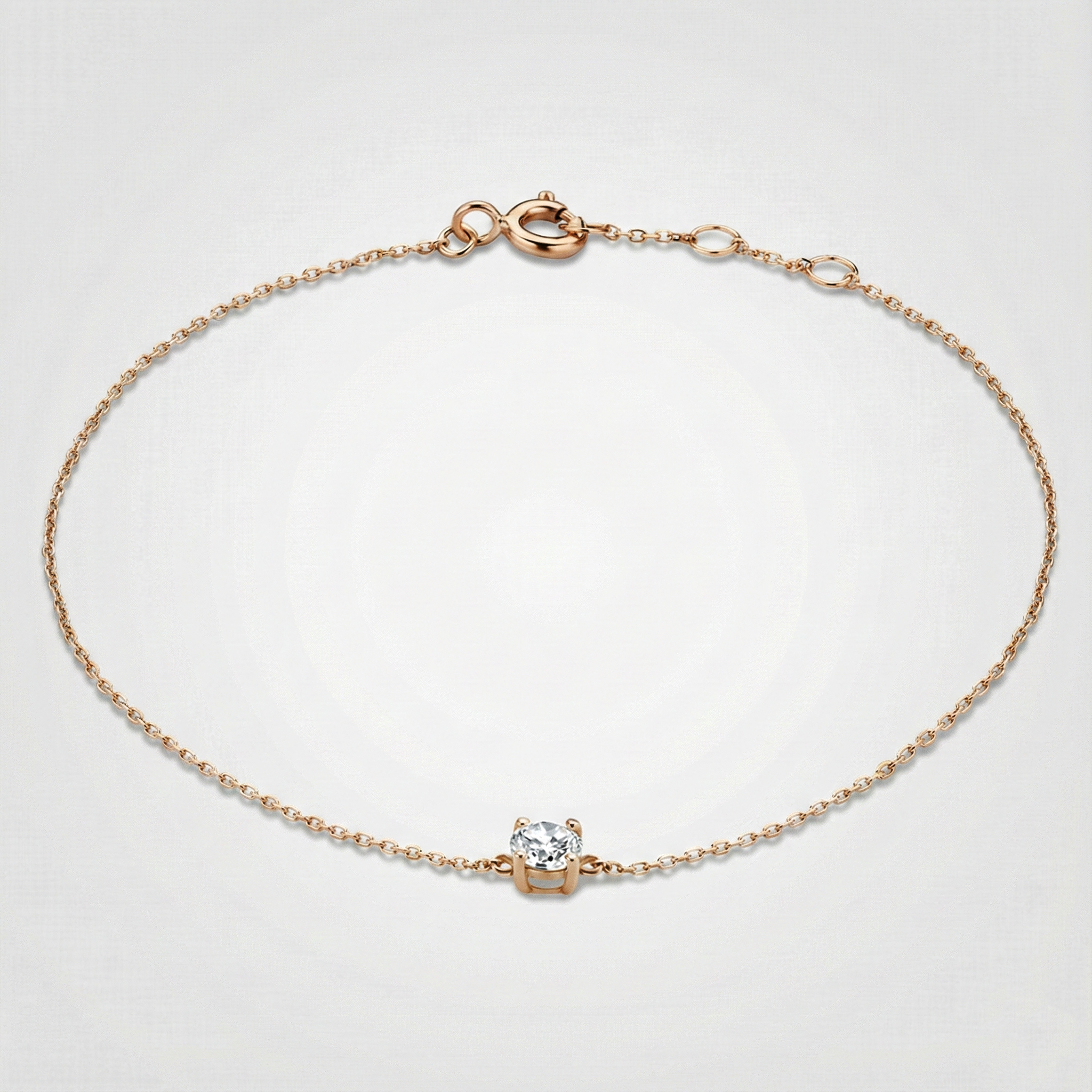 Armband Klára med moissanitsten
