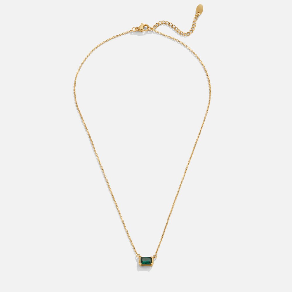 Loretta – Halsband med smaragdsten.