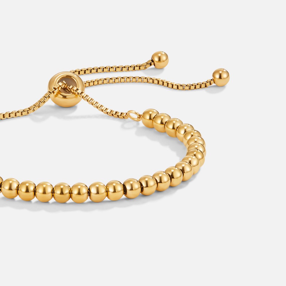 Adelina - Armband med Nila pärlor i guld