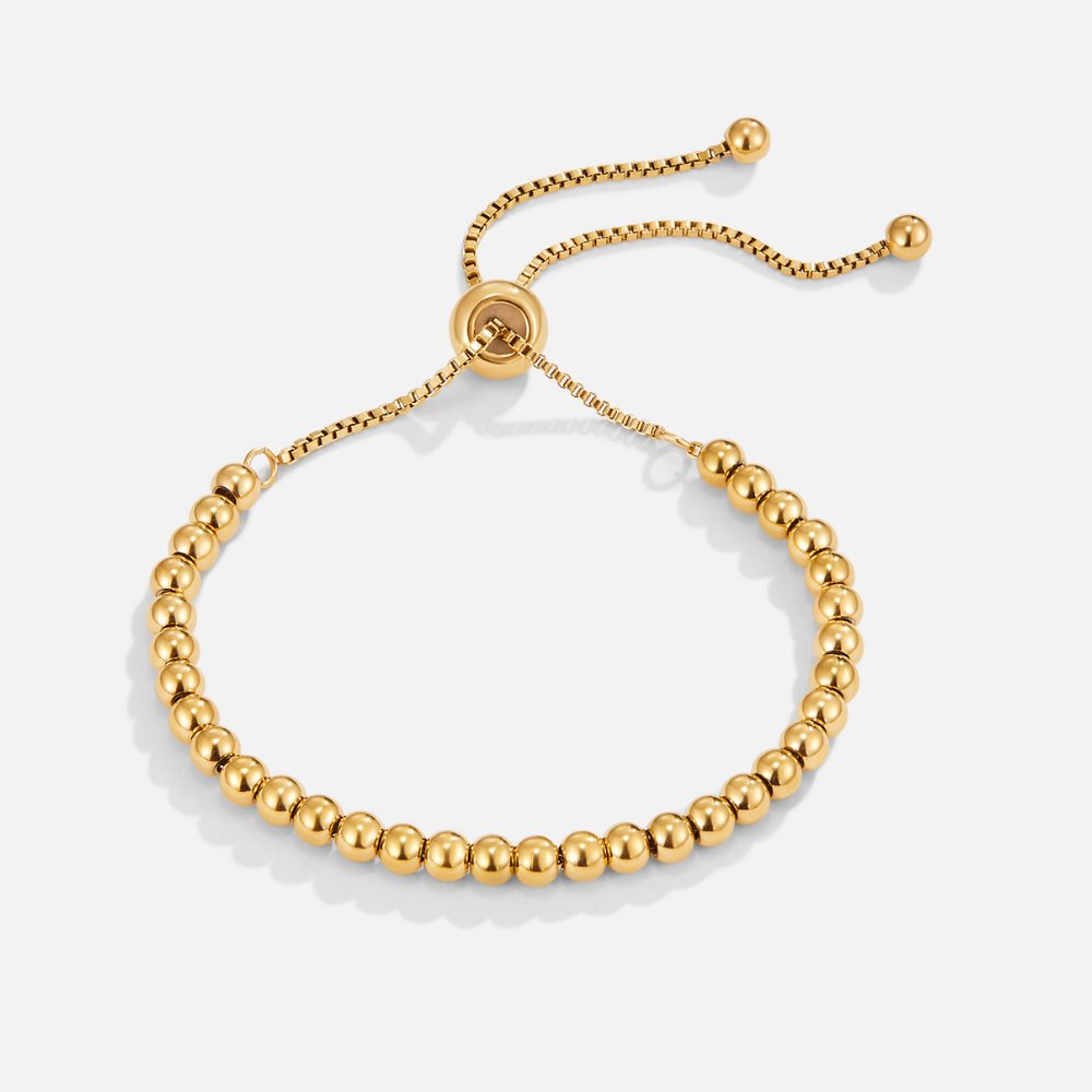 Adelina - Armband med Nila pärlor i guld