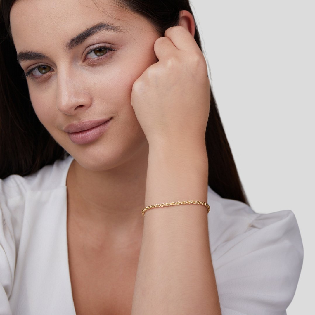 Isabella - Guldvävt armband