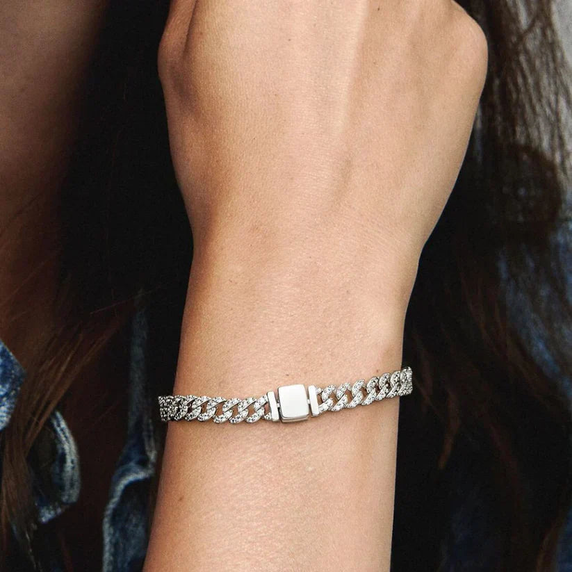 Cuban bracelet i moissanite