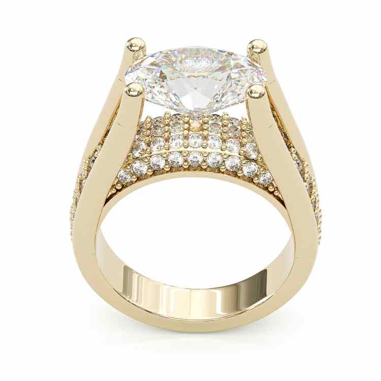 Victoria – Glittrande ring med sidodetaljer.