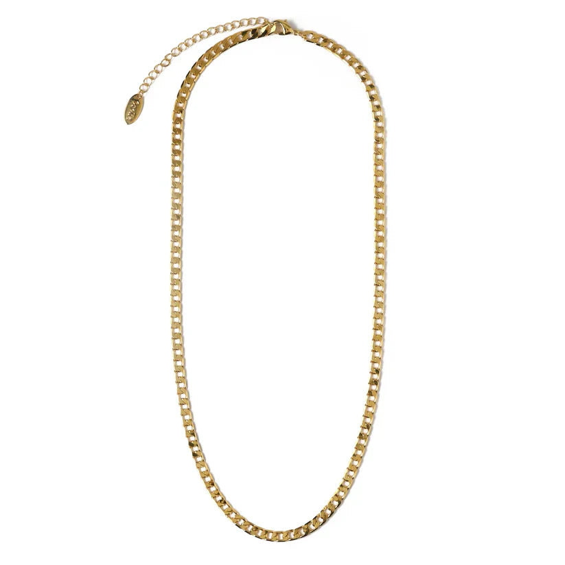 Halsband av platta ringar