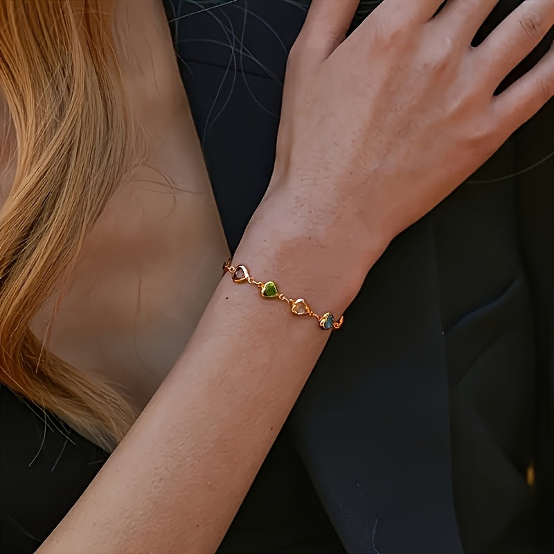 Unikt armband i hjärtform