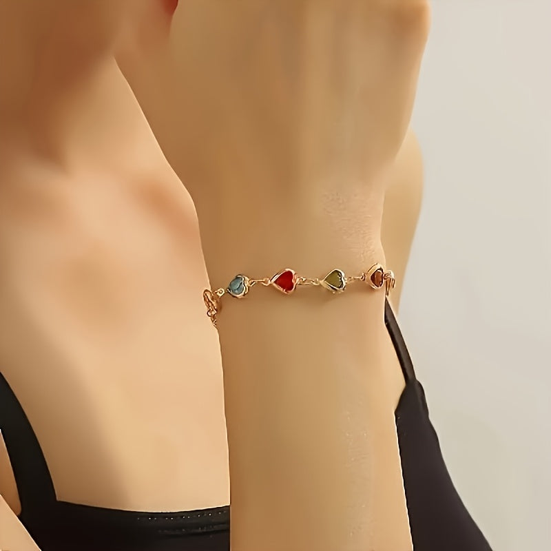 Unikt armband i hjärtform