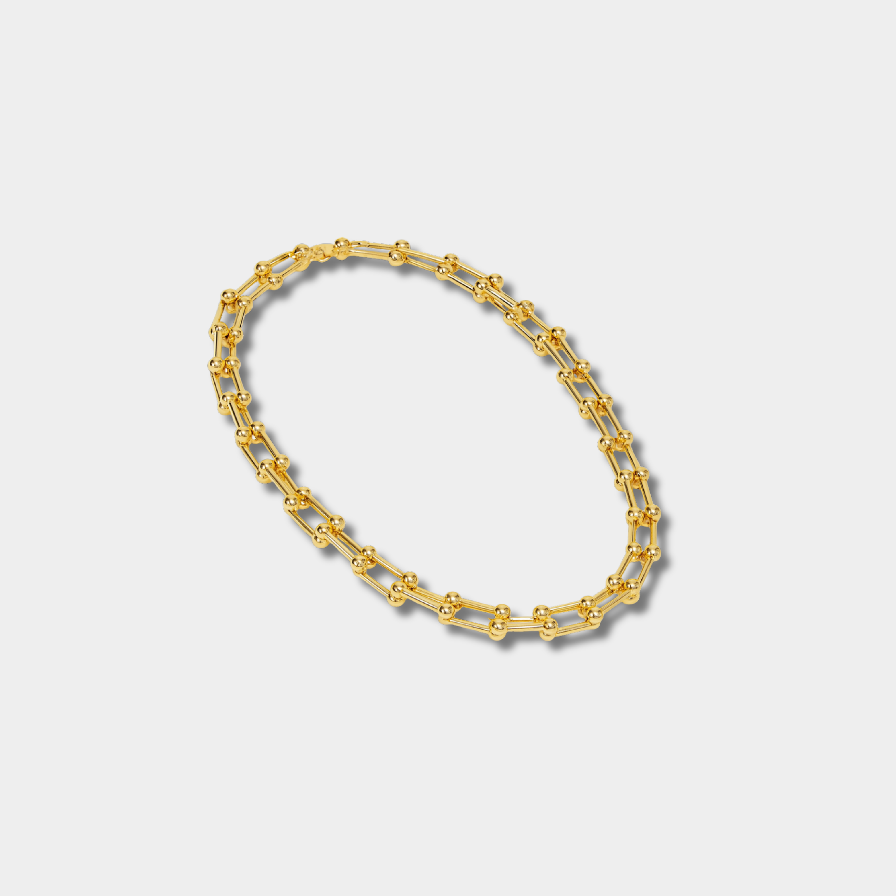 Alexandra - Exklusiv kedja halsband i guld
