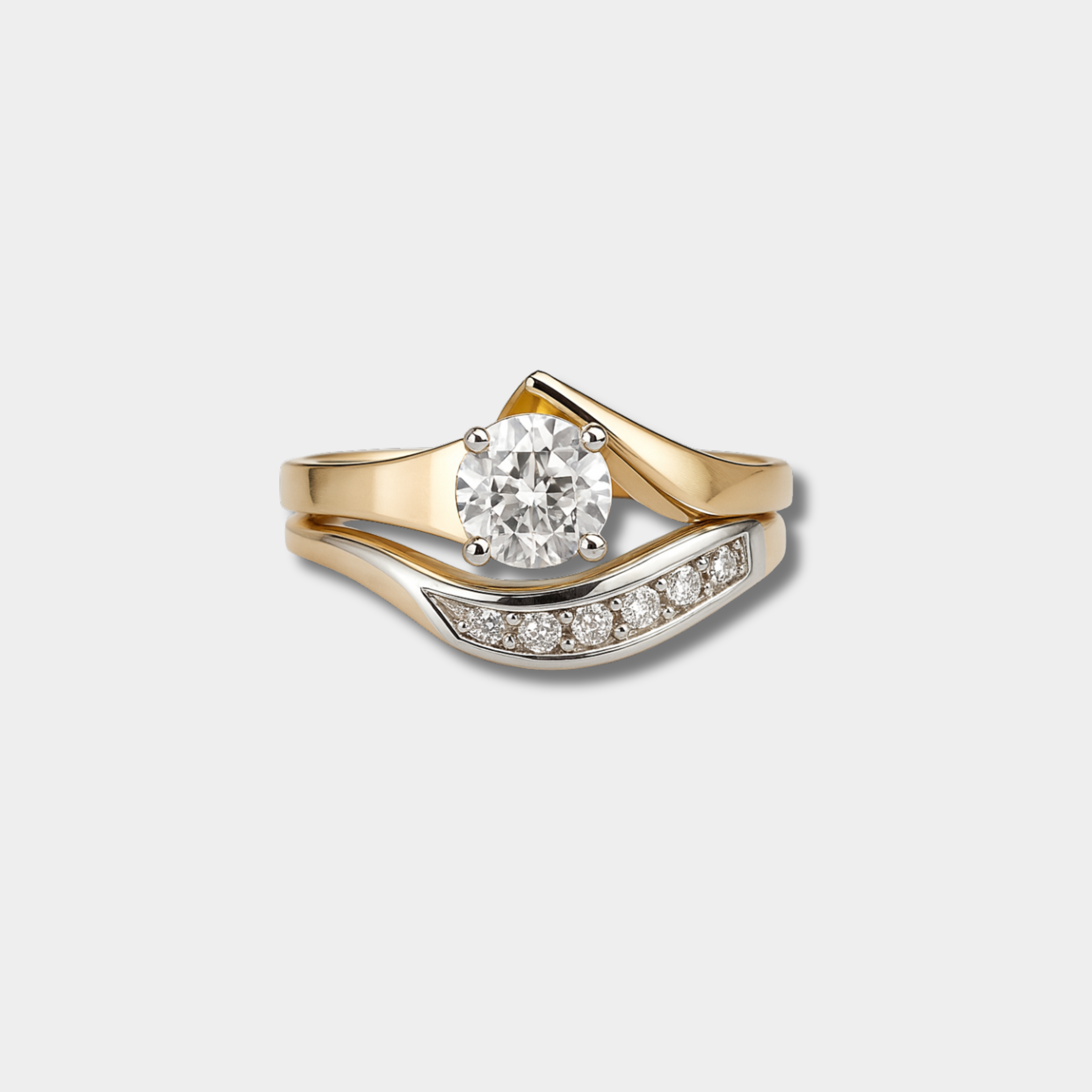 Karla - Vintage Ring Guld & Silver