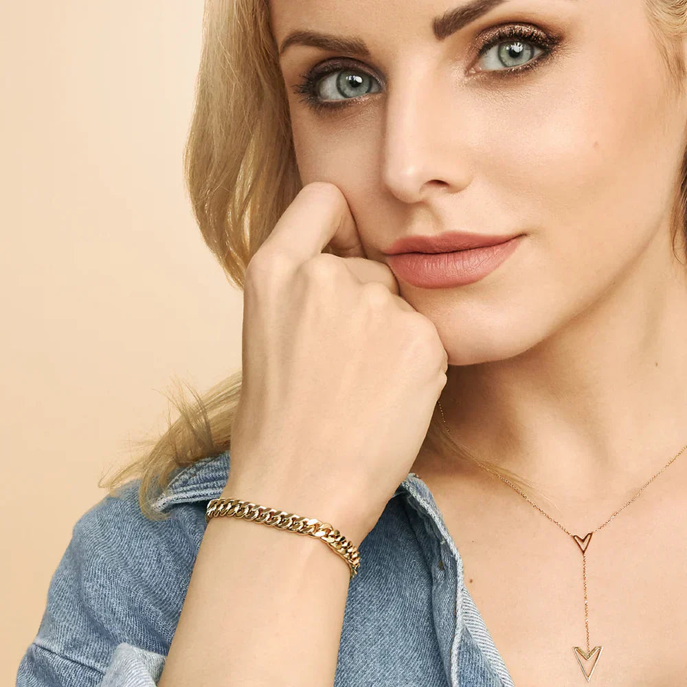 Kubansk armband stil - Guld