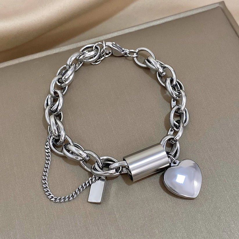Chunky Herzstück Armband
