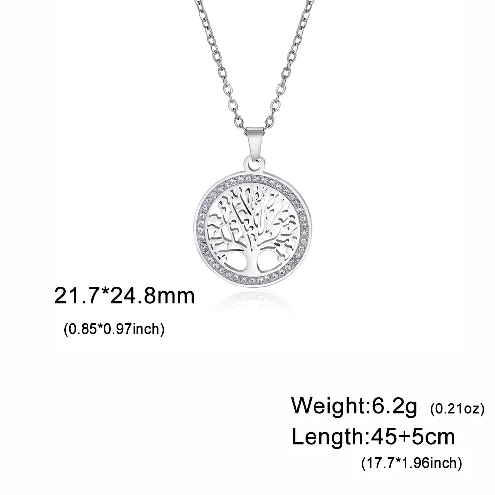 Gyldene Harmoni Livets Träd Halsband