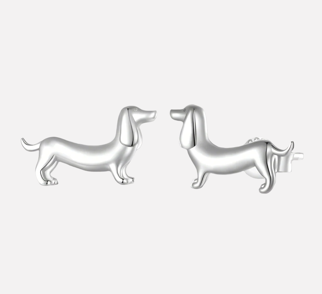Dachshund Kärlek - Ett Tidlöst Minne i Ädelmetall