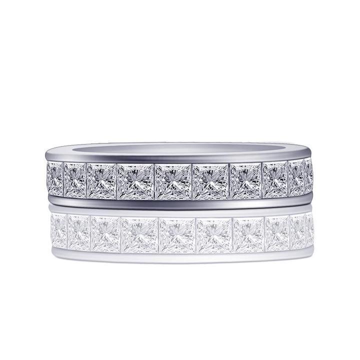 Maren – Silverring med tunn band.