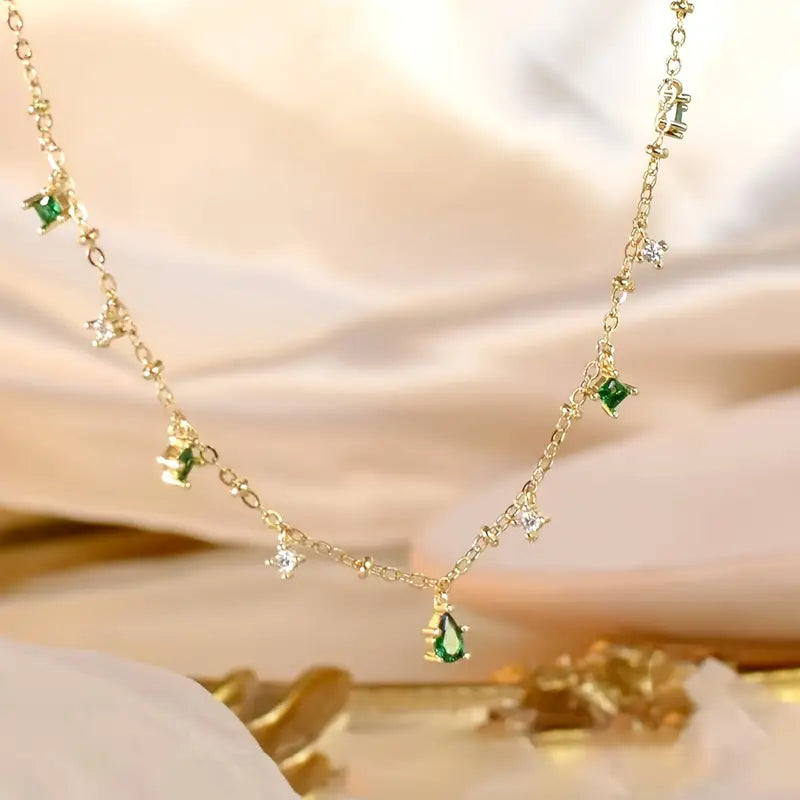 Halsband Corinne Delaire - Guld Vit
