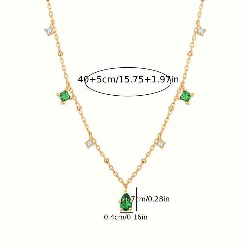 Halsband Corinne Delaire - Guld Vit