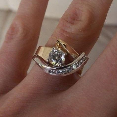 Karla - Vintage Ring Guld & Silver