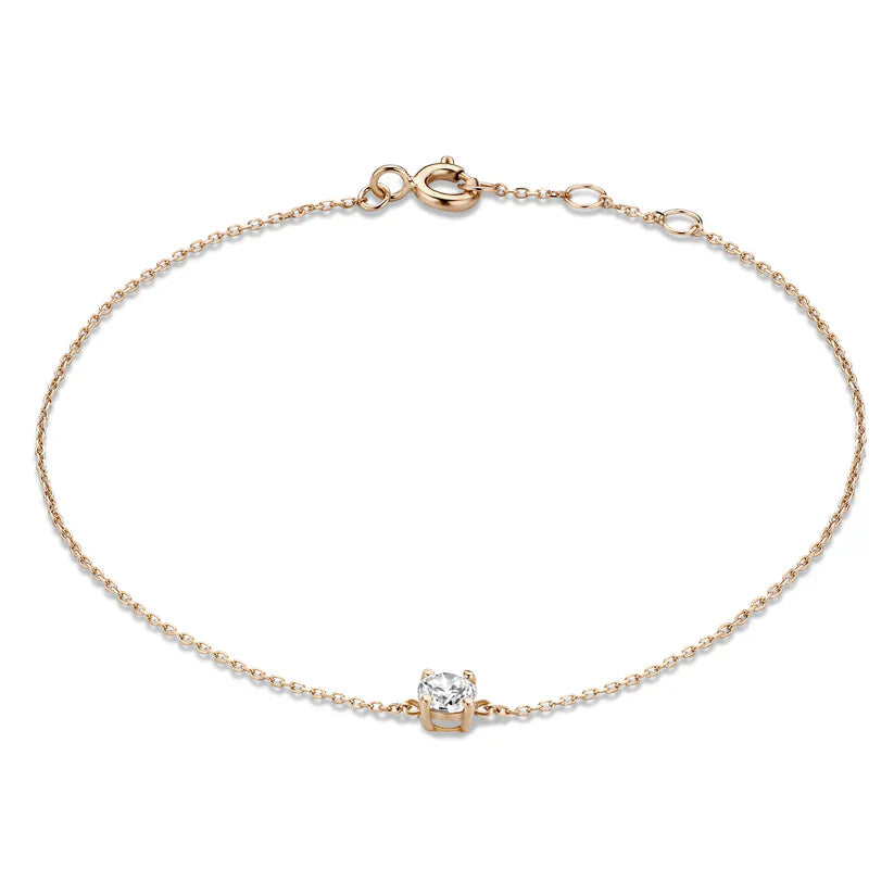 Armband Klára med moissanitsten
