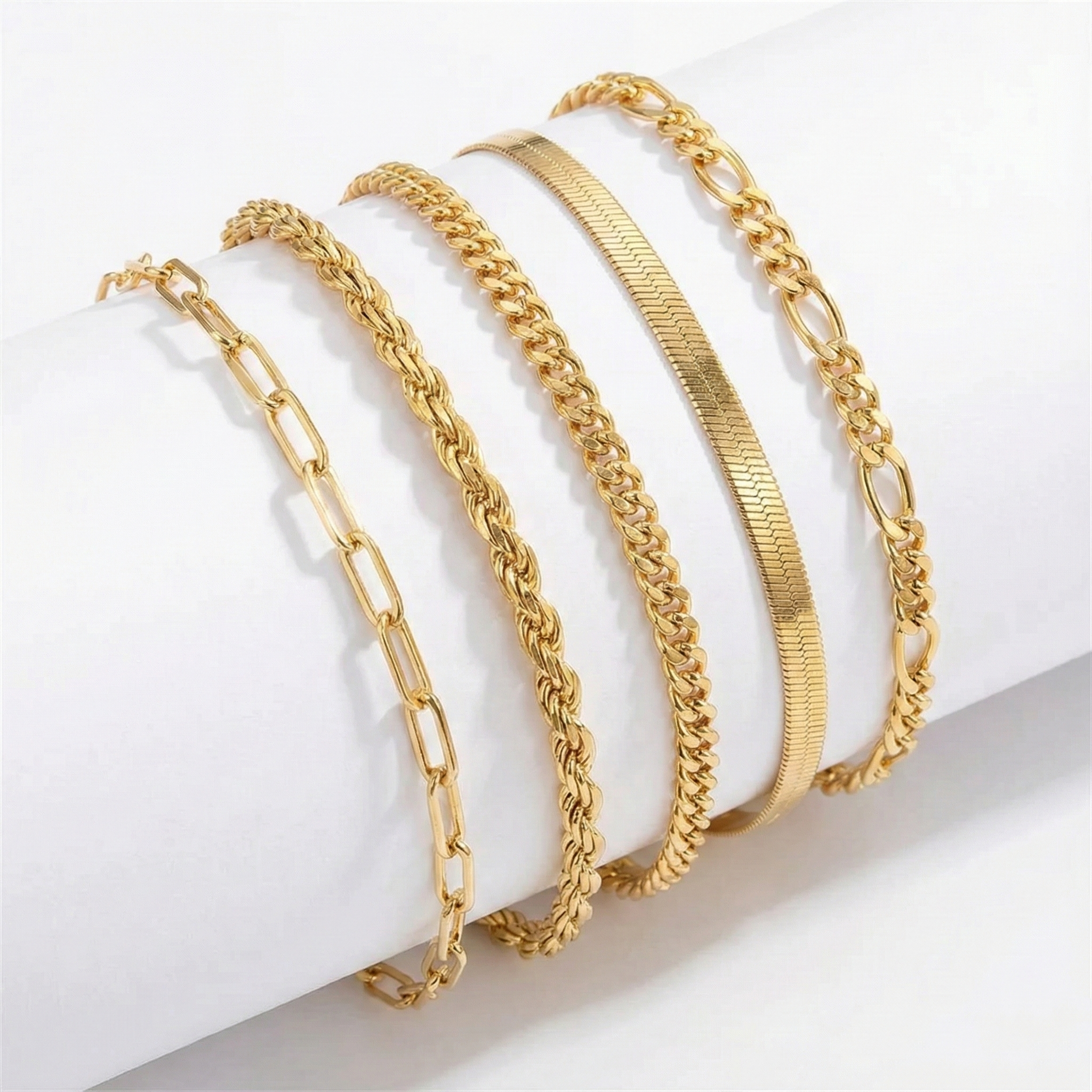 Sada Ellis Renner Armband - Vitguld