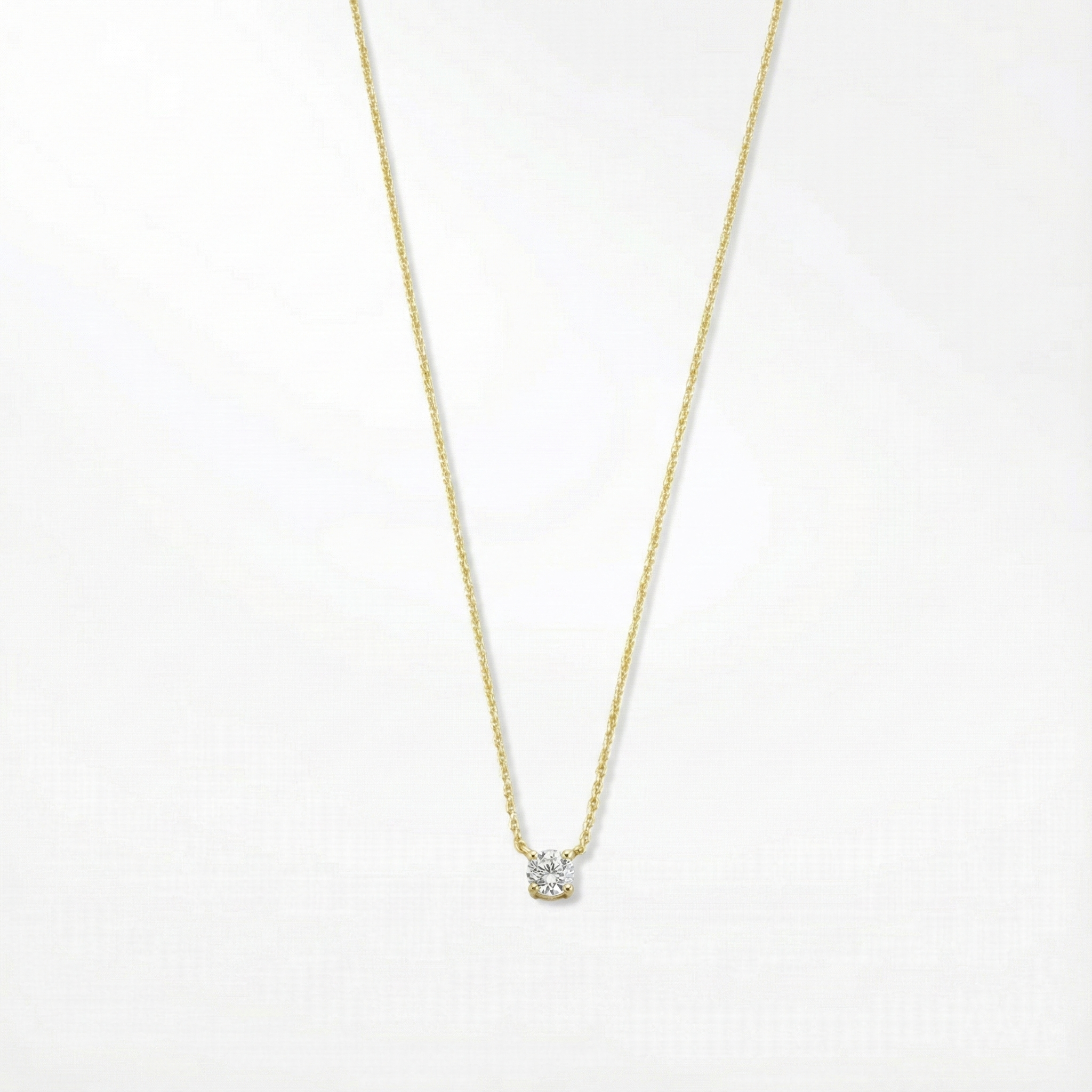 Halsband Klára med moissanitsten