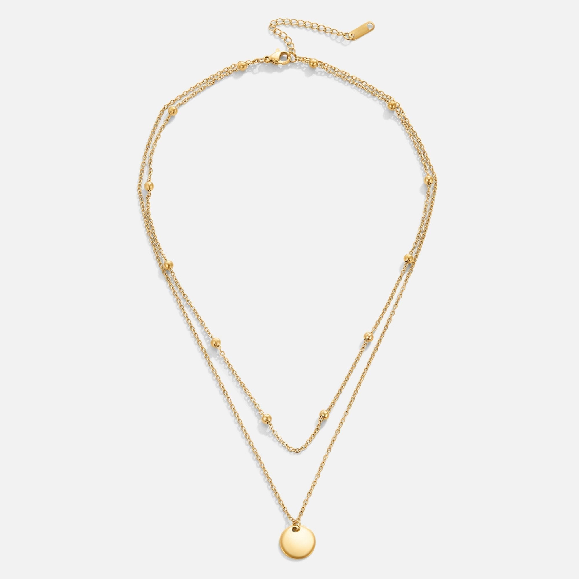 Halsband med Staplade Element